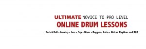 ultimate drumming lessons banner