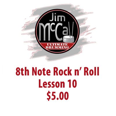 8th Note Rock n’ Roll Lesson 10 $5