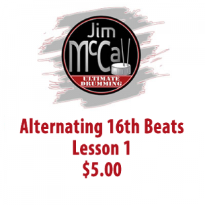 Alternating 16th Beats Lesson 1