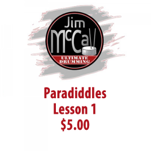 Paradiddles Lesson 1